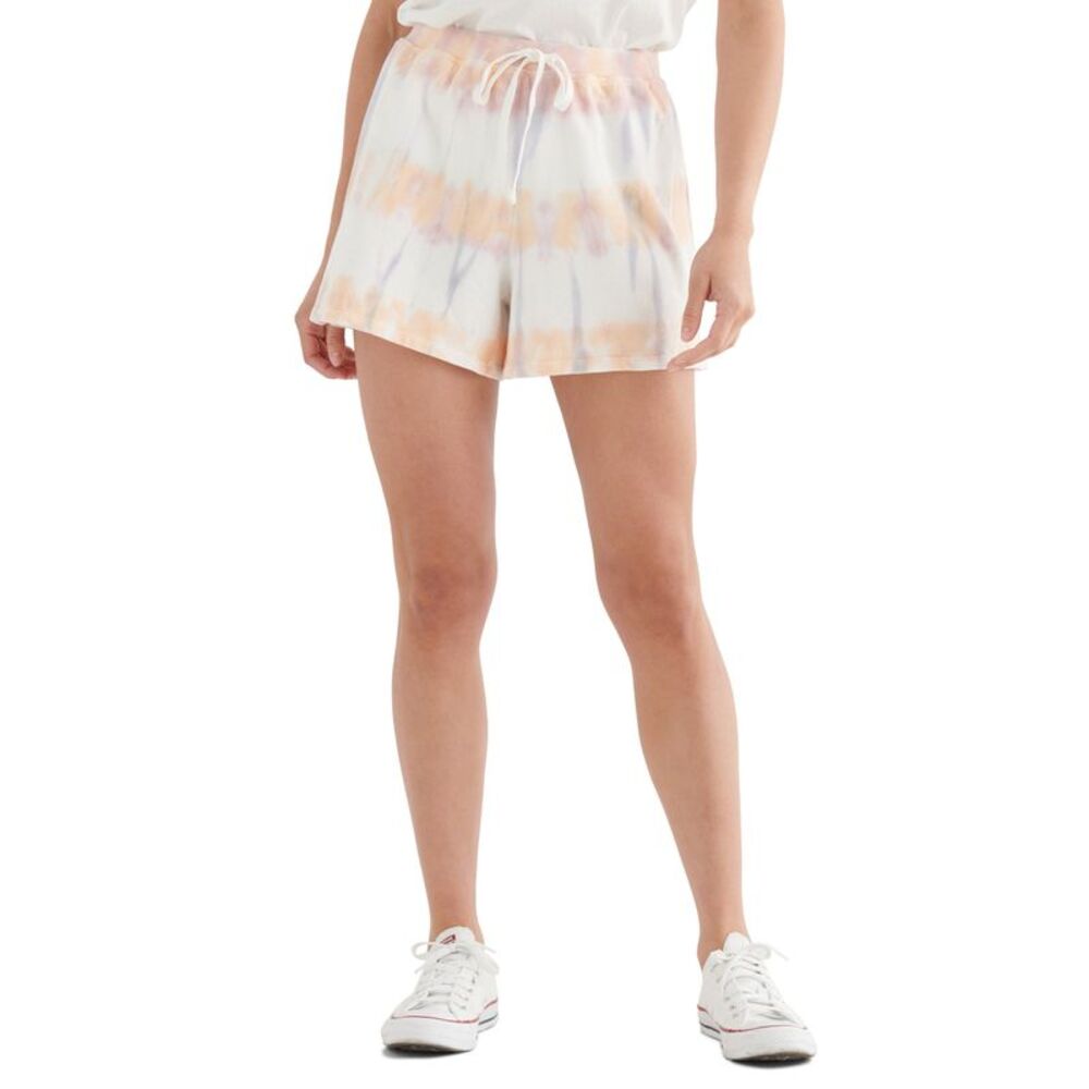 LUCKY BRAND Womens White Jersey Tie Dye Lounge Shorts Shorts L